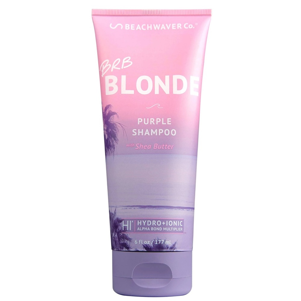 Beachwaver Company BRB blonde purple shampoo